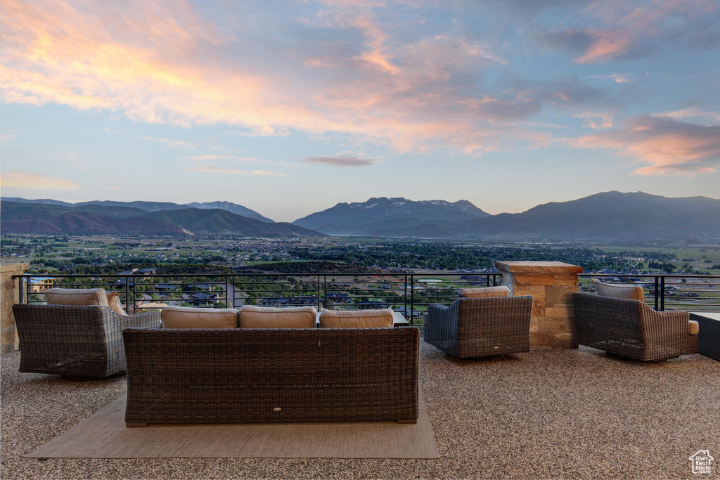 View of property view of mountains