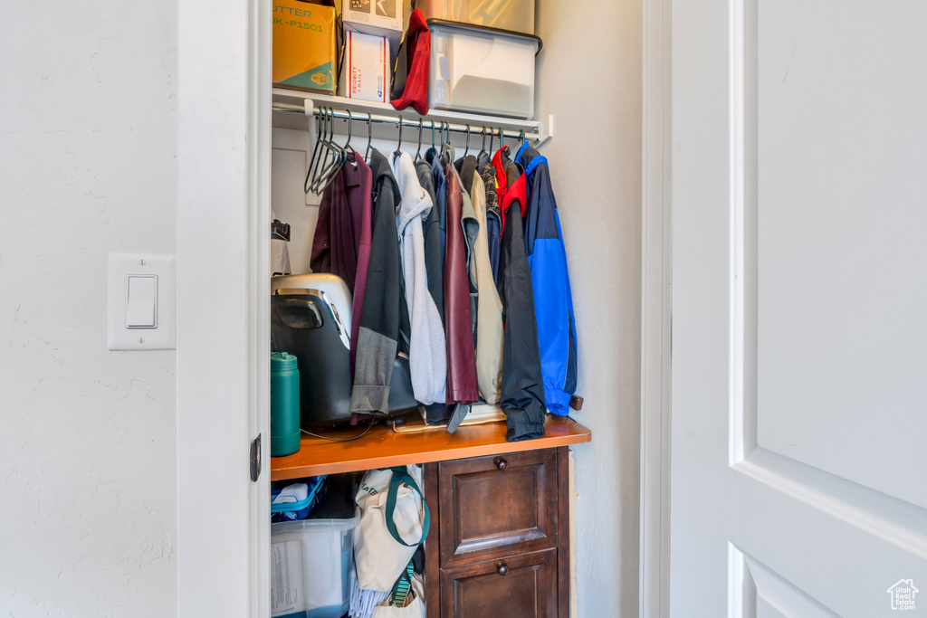 View of closet