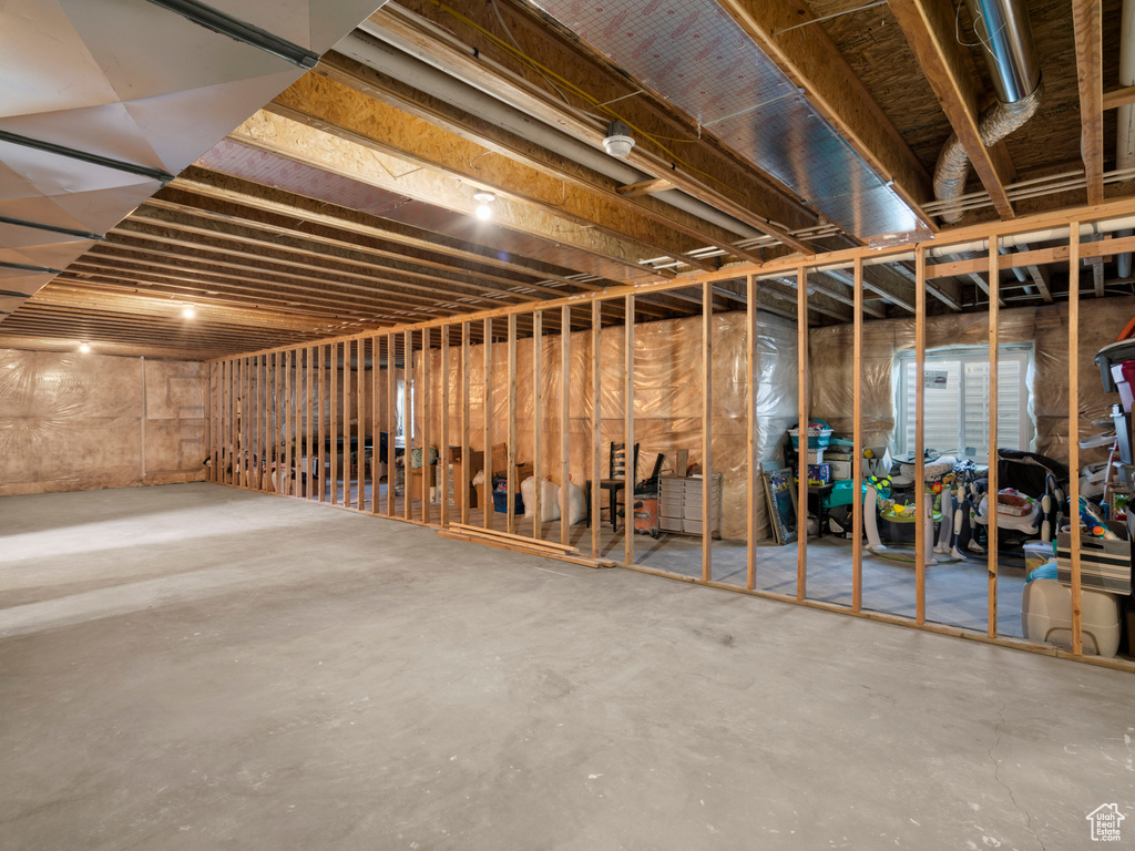 View of basement