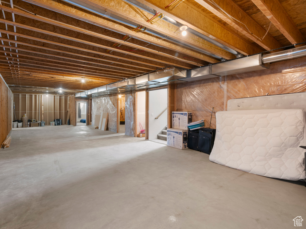 View of basement