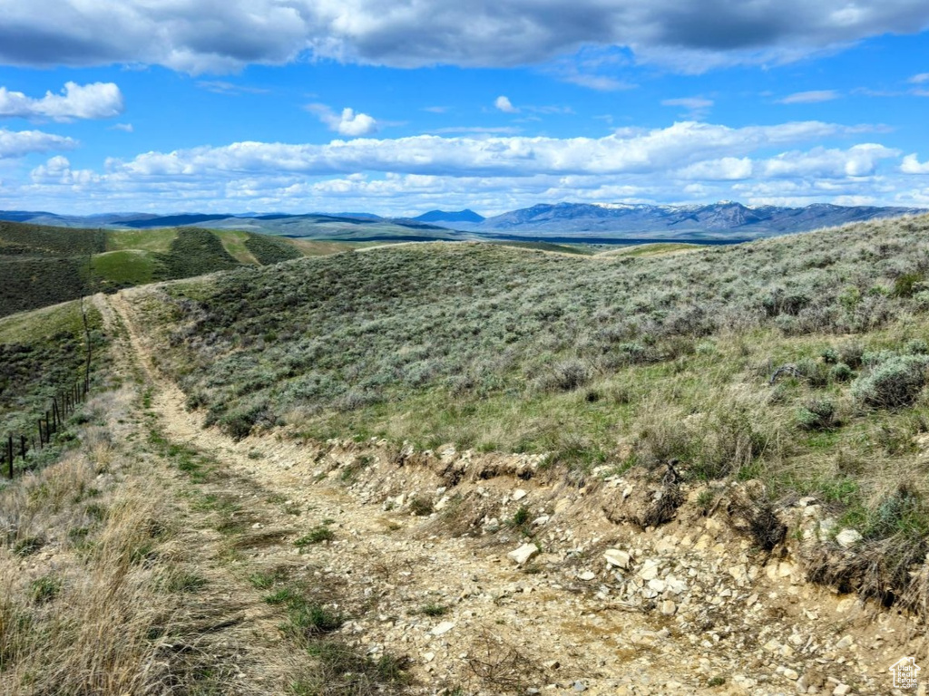 View of mountain feature featuring a rural view