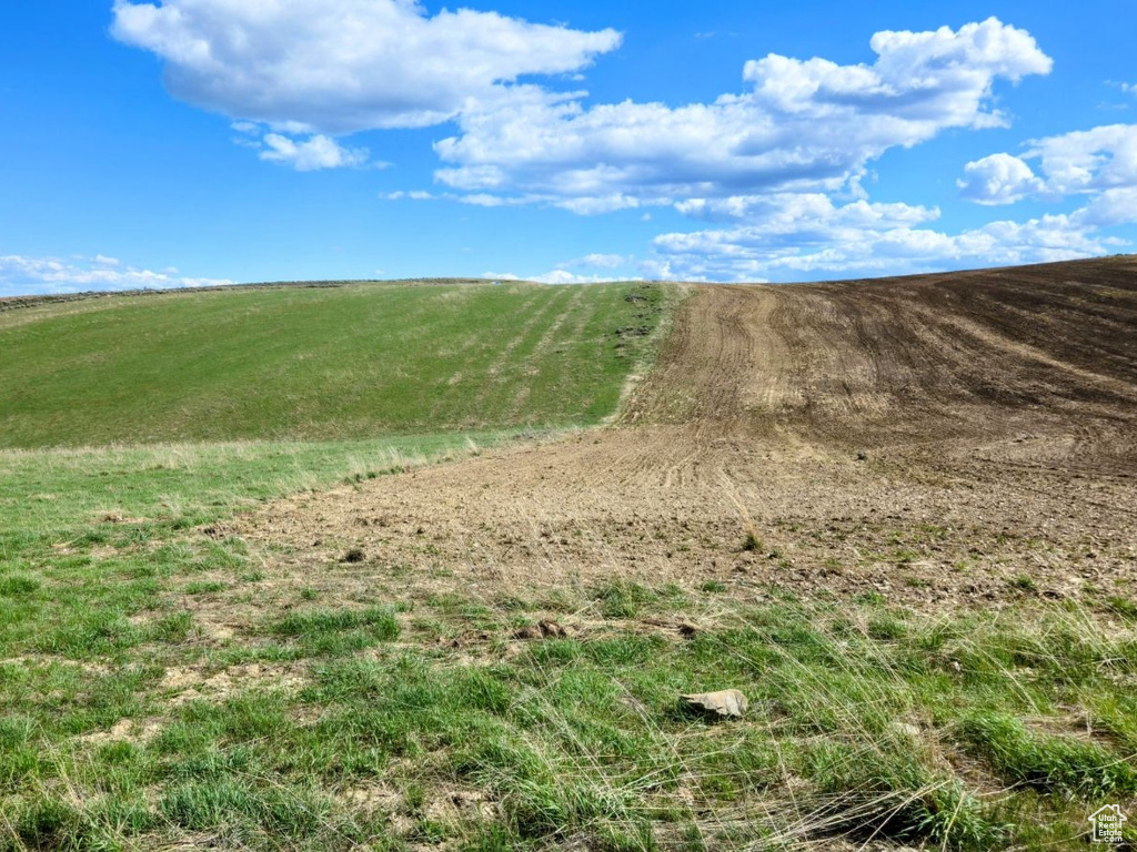 Mountain view featuring a rural view