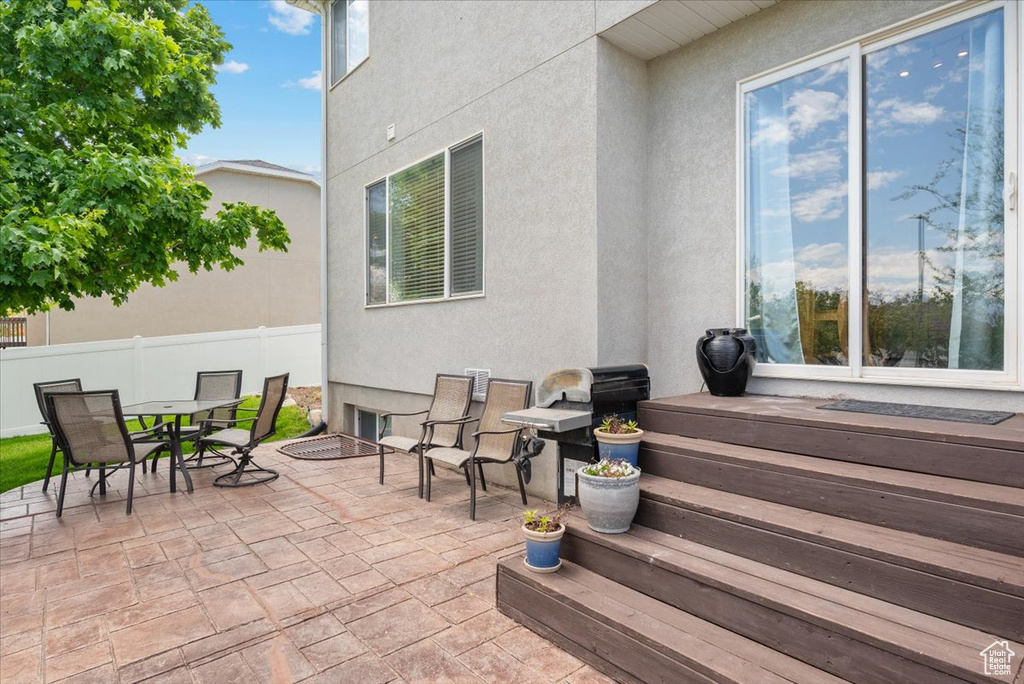 View of patio