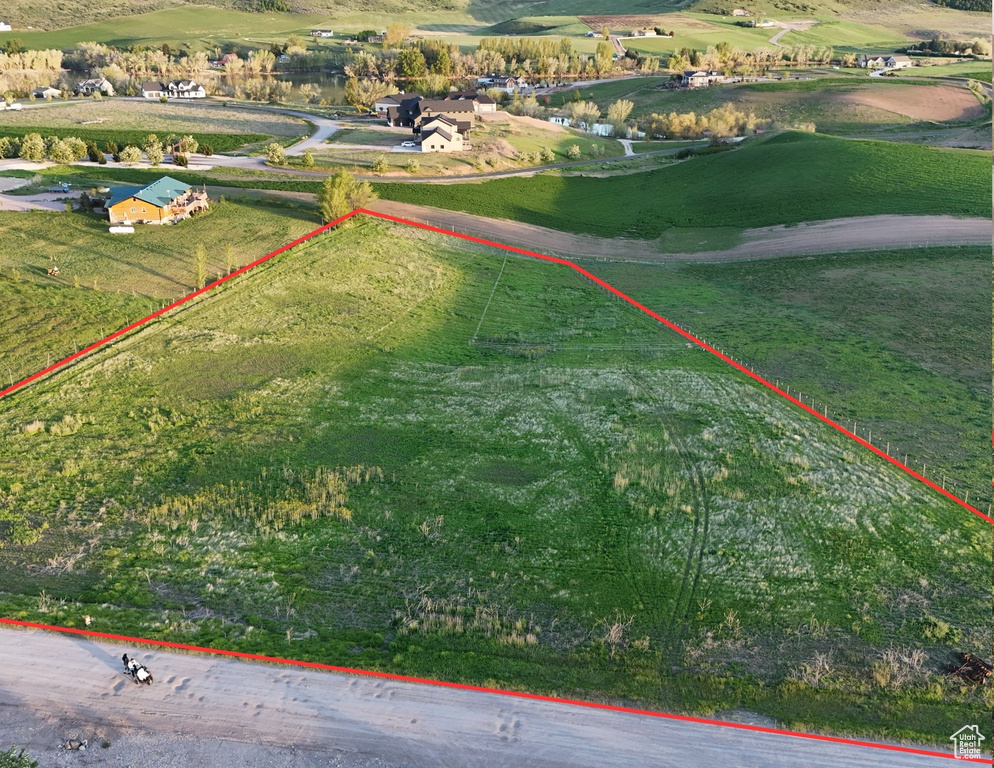 Drone / aerial view featuring a rural view