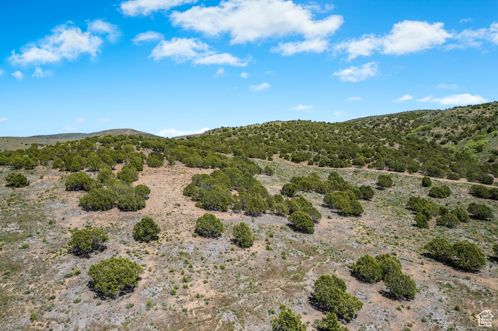 View of mountain background featuring a desert landscape