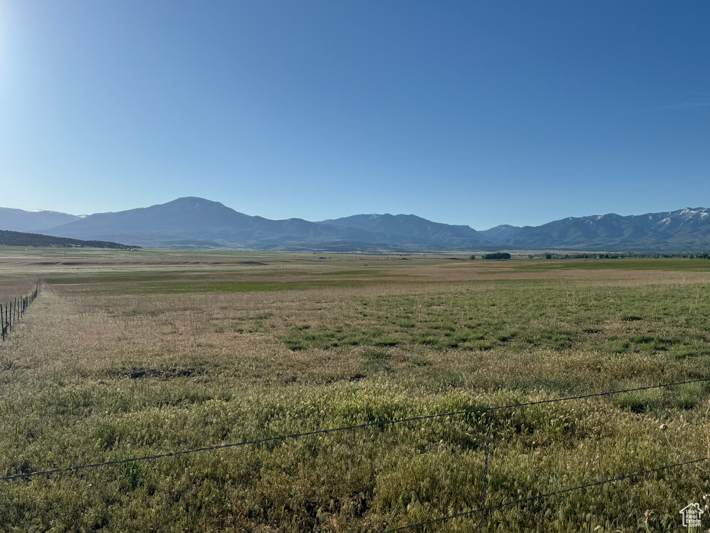 Property view of mountains featuring a rural view