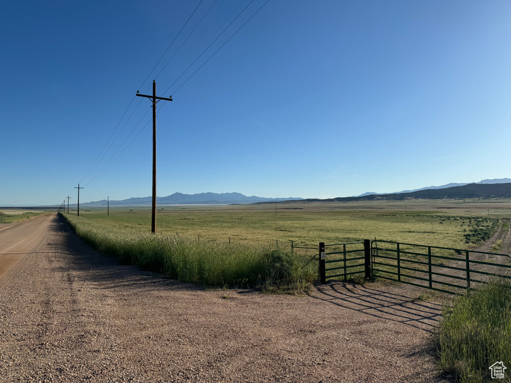 Exterior space with a rural view