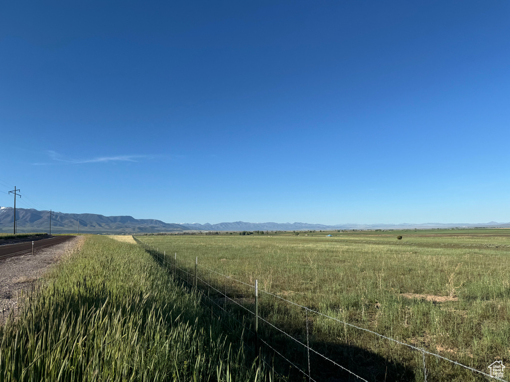 Exterior space with a mountain view and a rural view