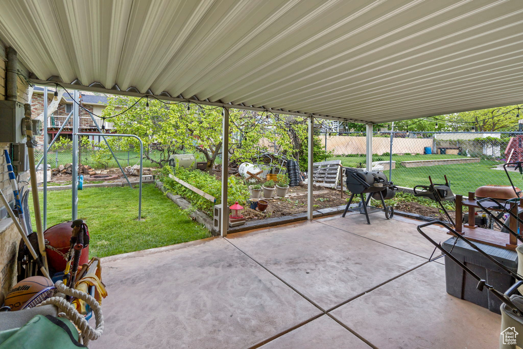 View of patio