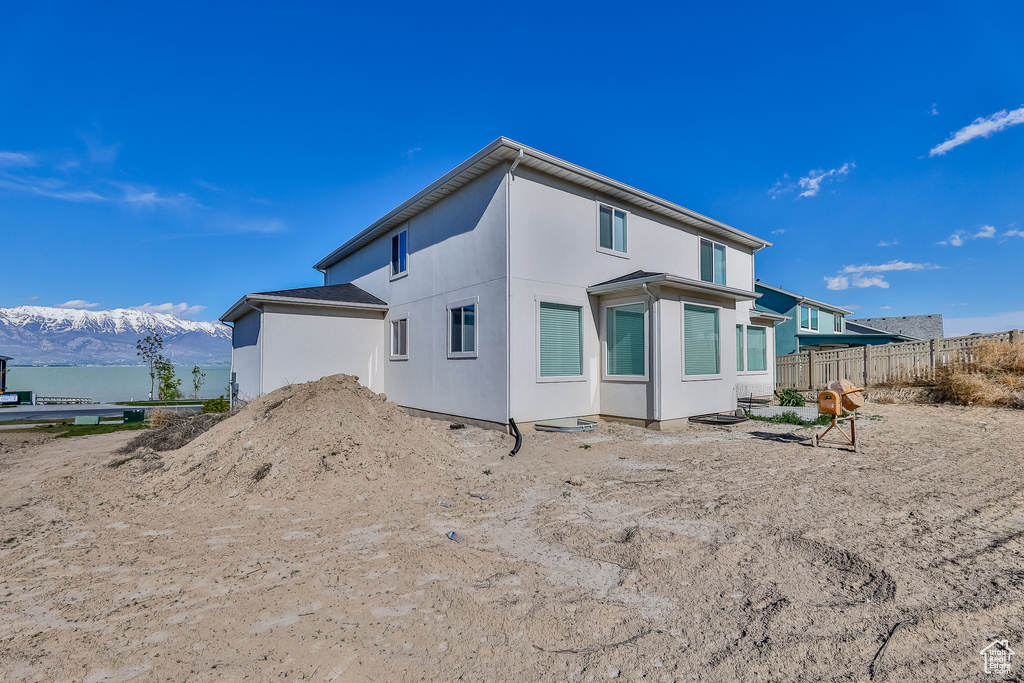 View of rear view of property