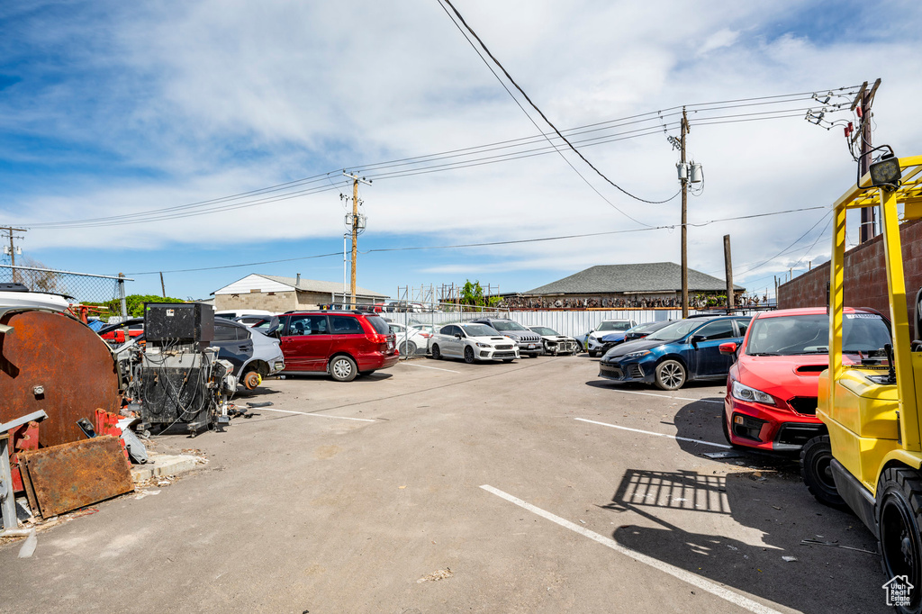 View of vehicle parking