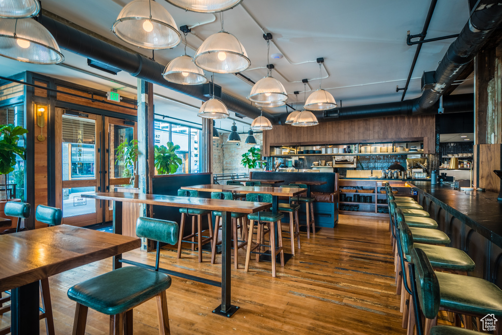 Dining room featuring hardwood / wood-style floors