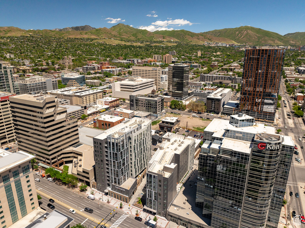 View of city with a mountain view