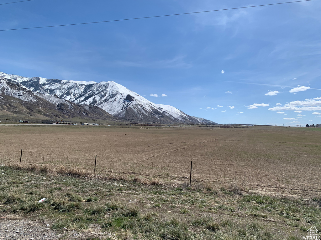 Mountain view featuring a rural view