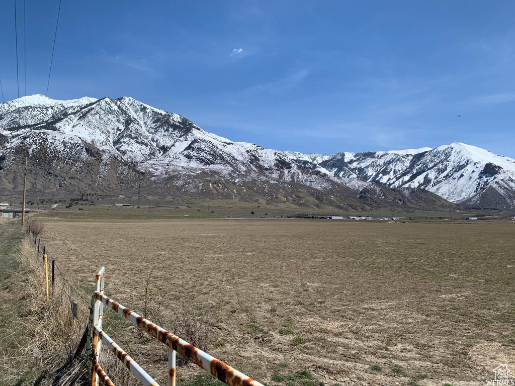 Mountain view featuring a rural view