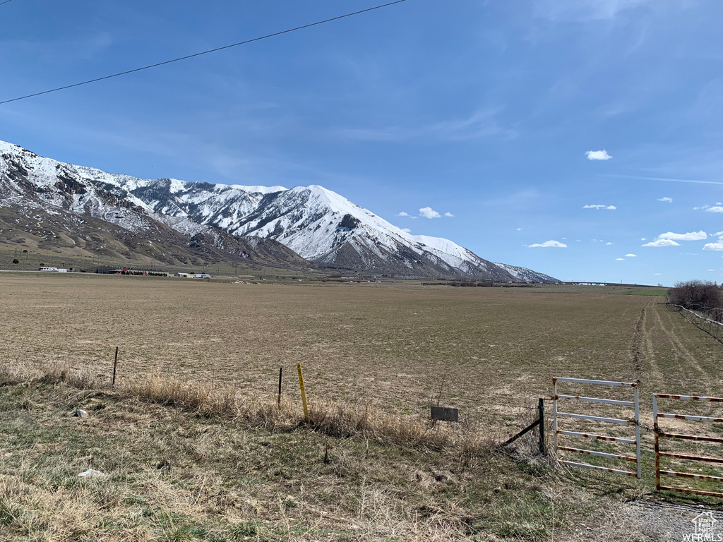 Mountain view with a rural view