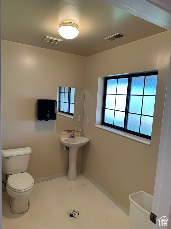 Bathroom with toilet