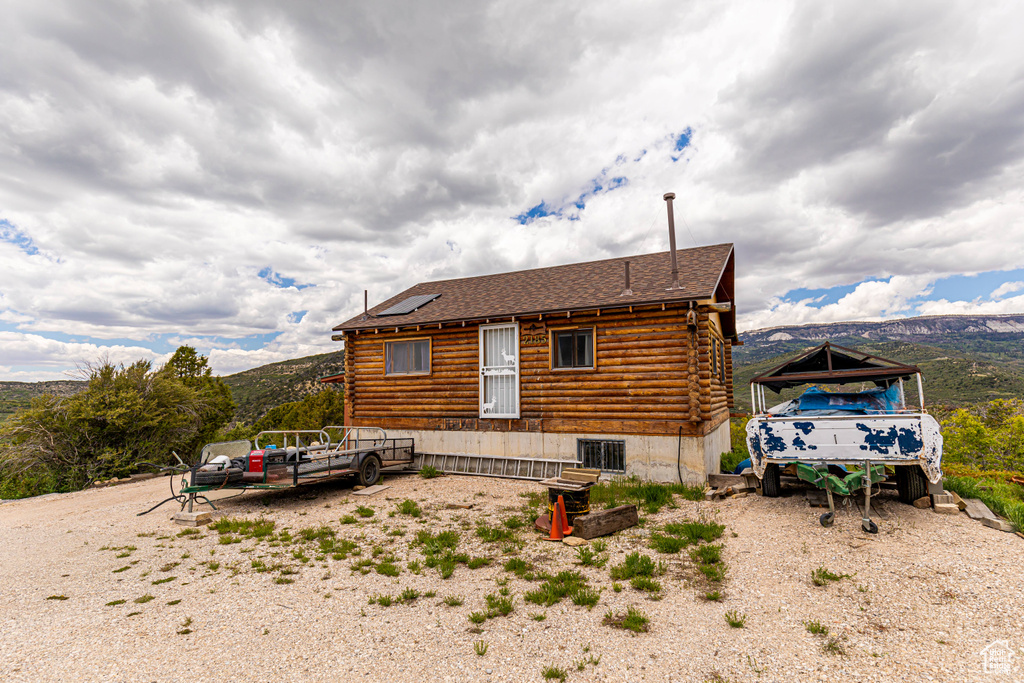 View of back of property