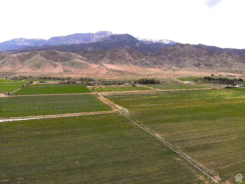 View of mountain feature with a rural view