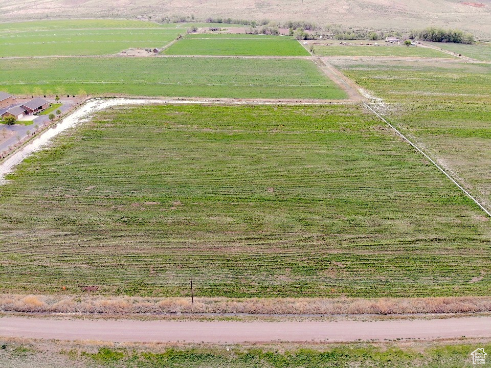 Drone / aerial view featuring a rural view