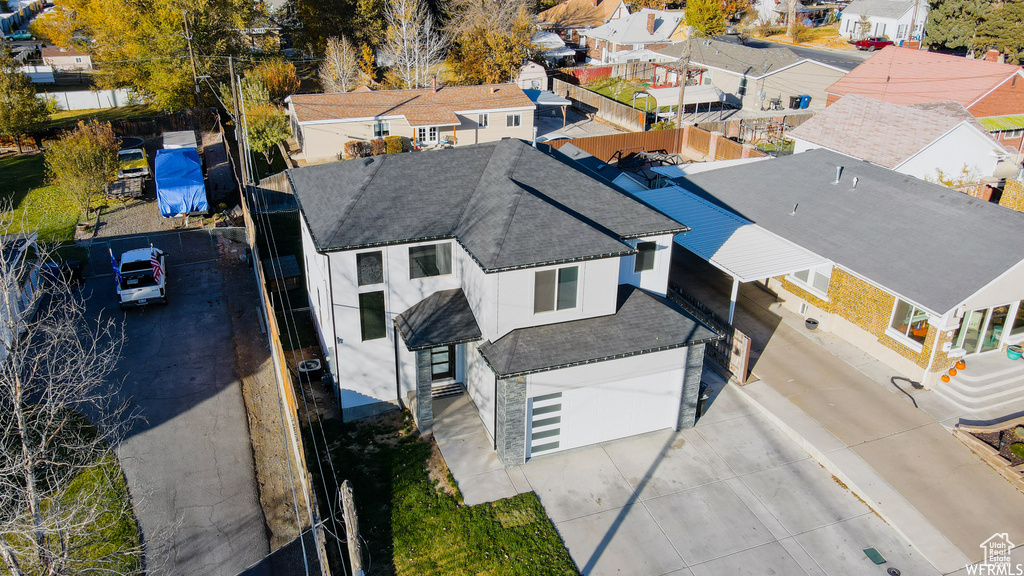 View of birds eye view of property