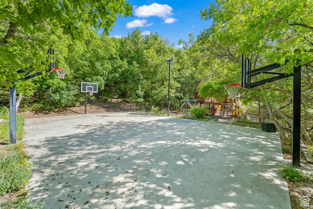 View of sport court