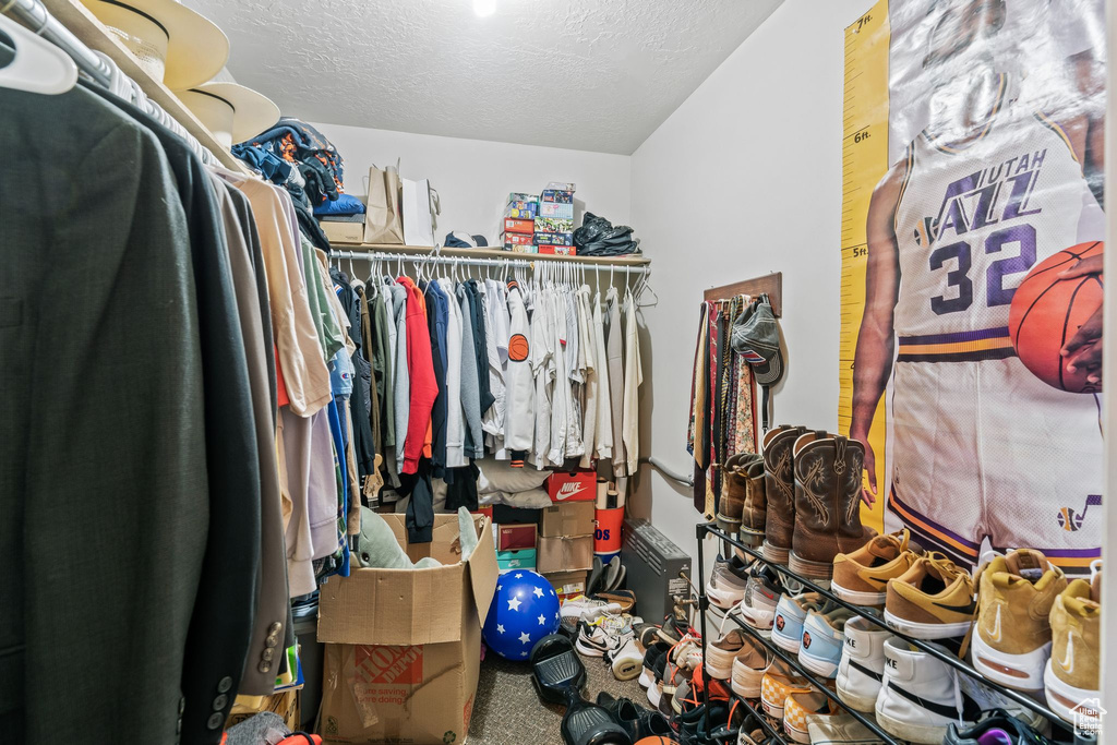 View of spacious closet