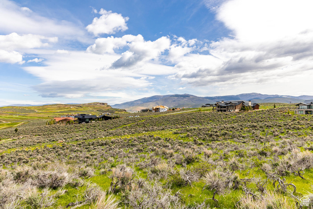 Property view of mountains featuring a rural view