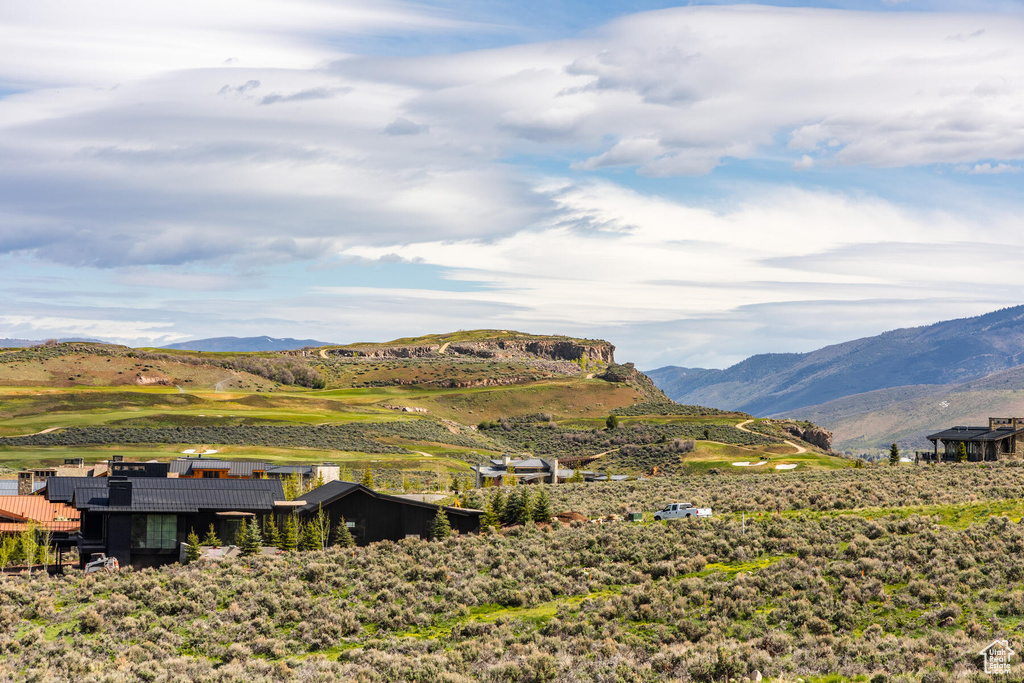 View of mountain feature featuring a rural view