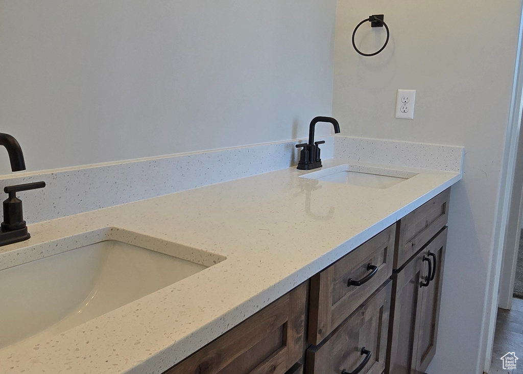 Bathroom with double vanity