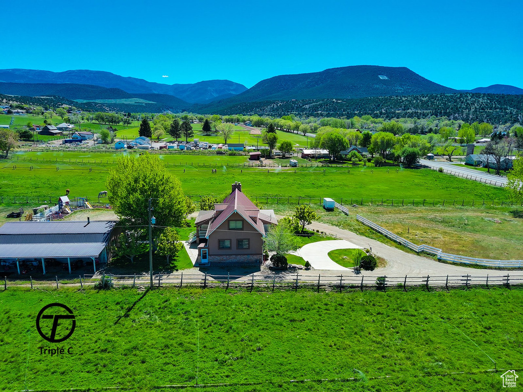 Exterior space featuring a rural view