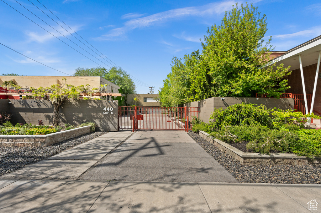 View of gate