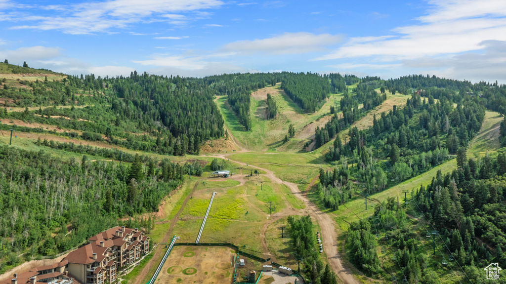 Bird's eye view featuring a rural view