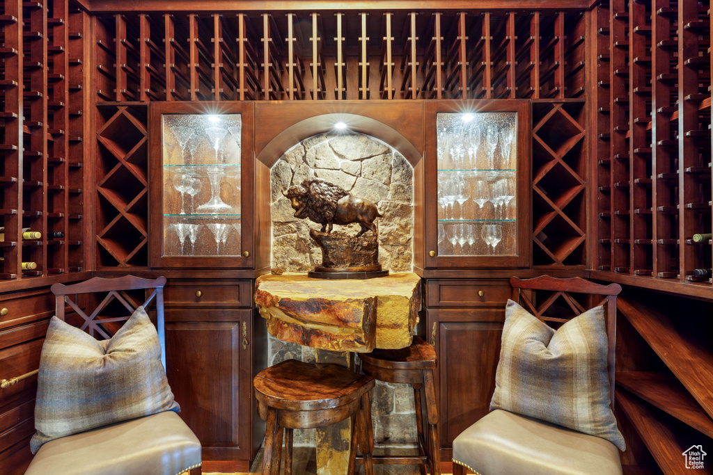 View of wine room