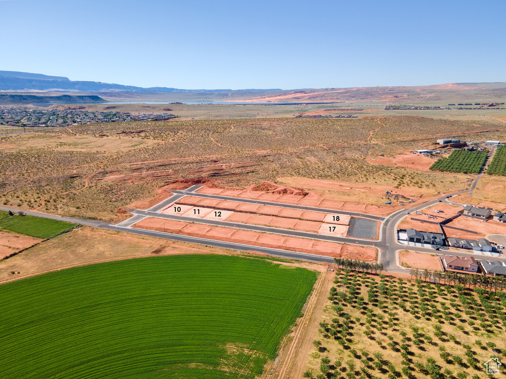 Bird's eye view featuring a rural view