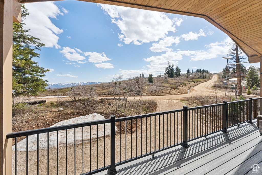Exterior space with a rural view
