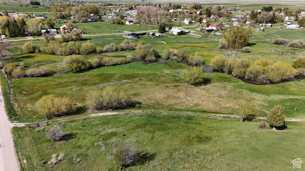 Aerial view featuring a rural view