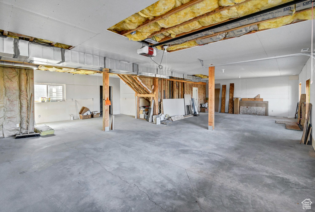 View of basement