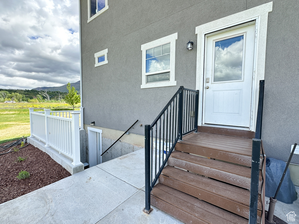 View of entrance to property