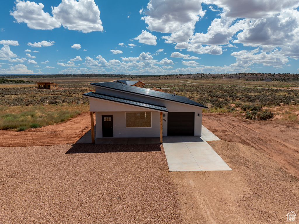 Exterior space with a rural view