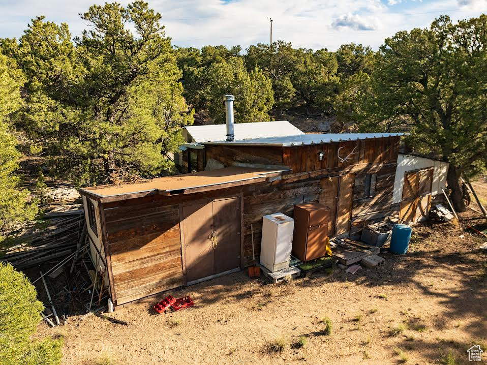 View of outdoor structure