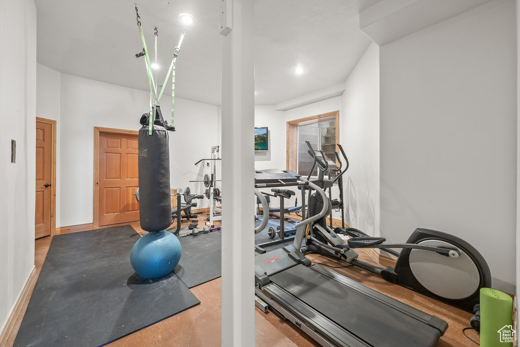 View of exercise room