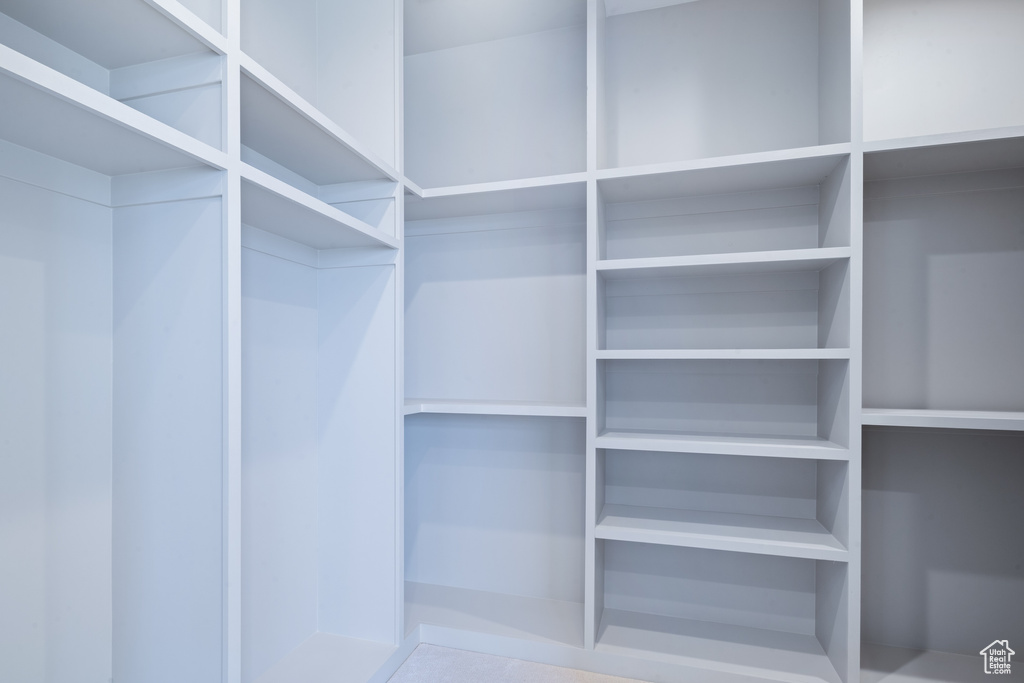 View of spacious closet