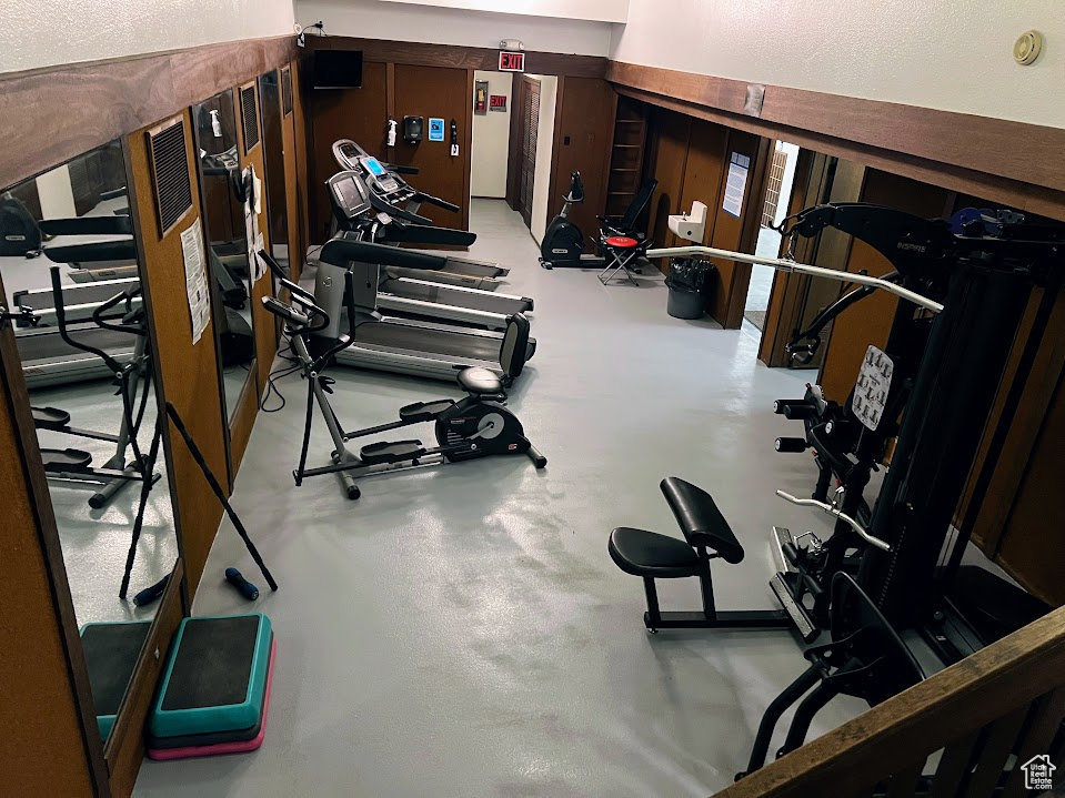 View of gym