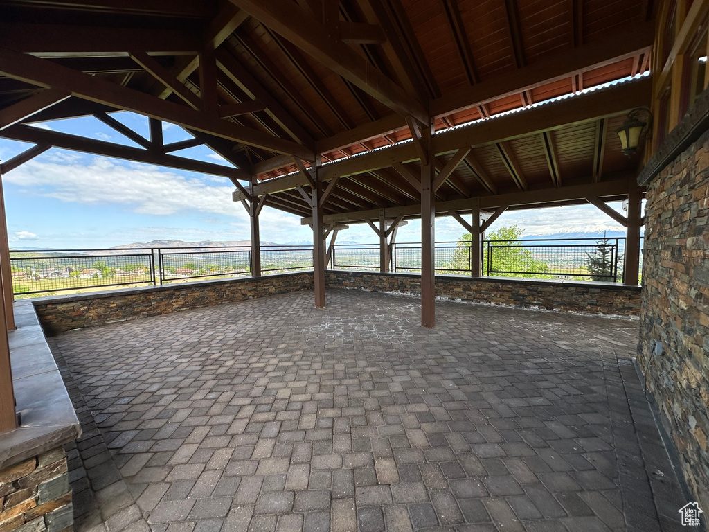 View of patio
