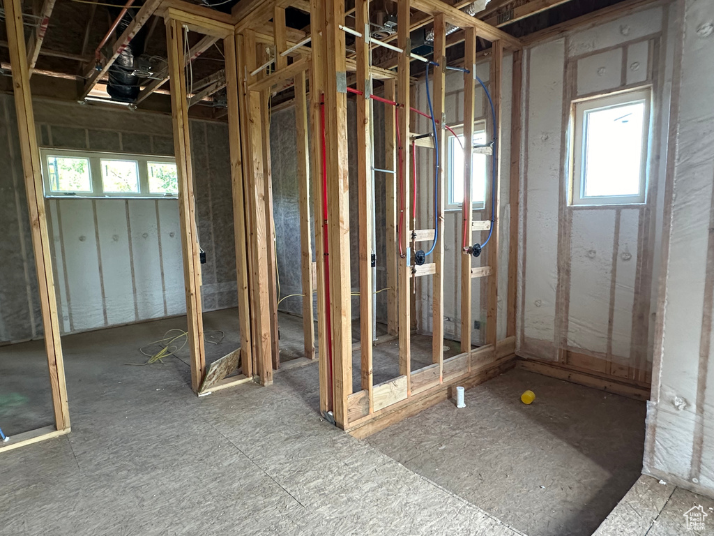 Miscellaneous room featuring a wealth of natural light