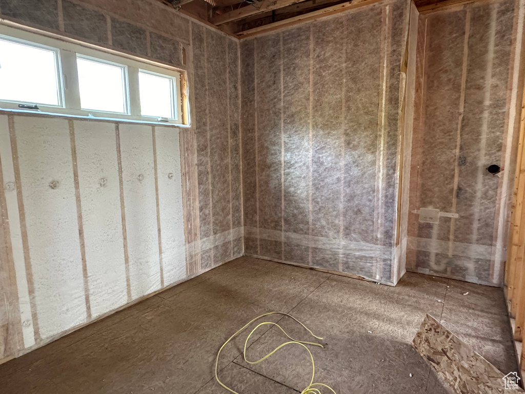 View of basement