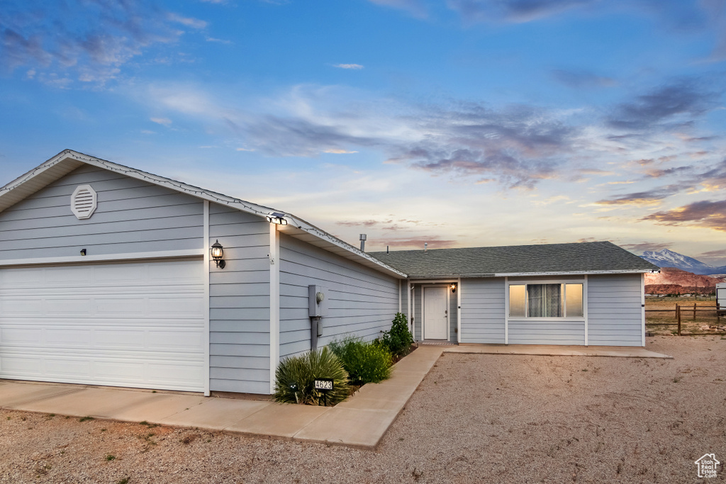 View of ranch-style home