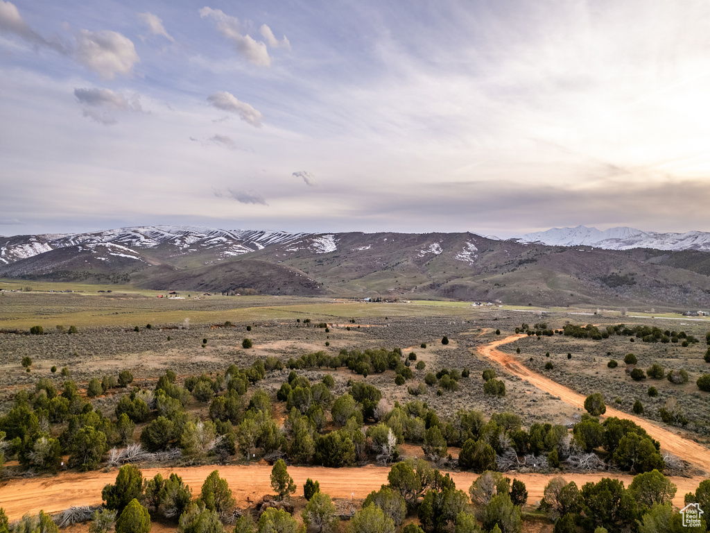 View of mountain feature featuring a rural view