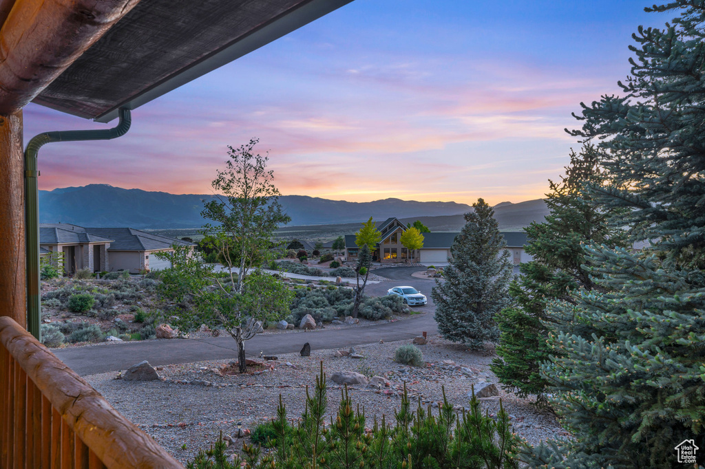 View of property view of mountains